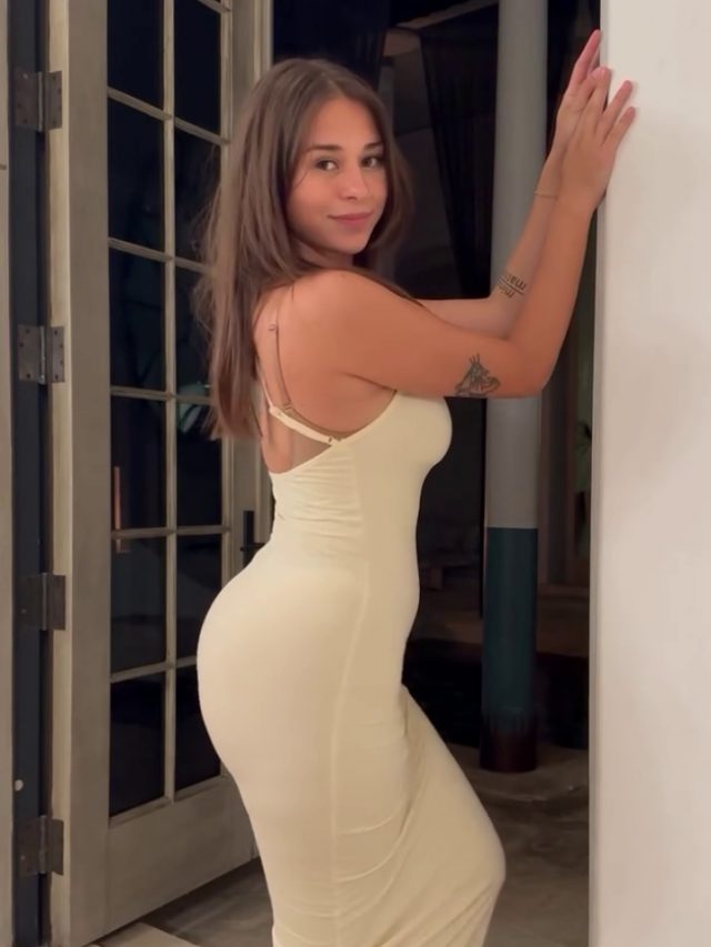 Sophie Rain Stuns in an Ivory Dress and Quiet Confidence